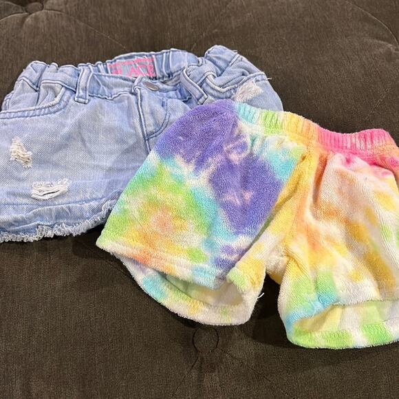 The childrens place and tie dye set shorts size 18-24 months - Picture 1 of 1